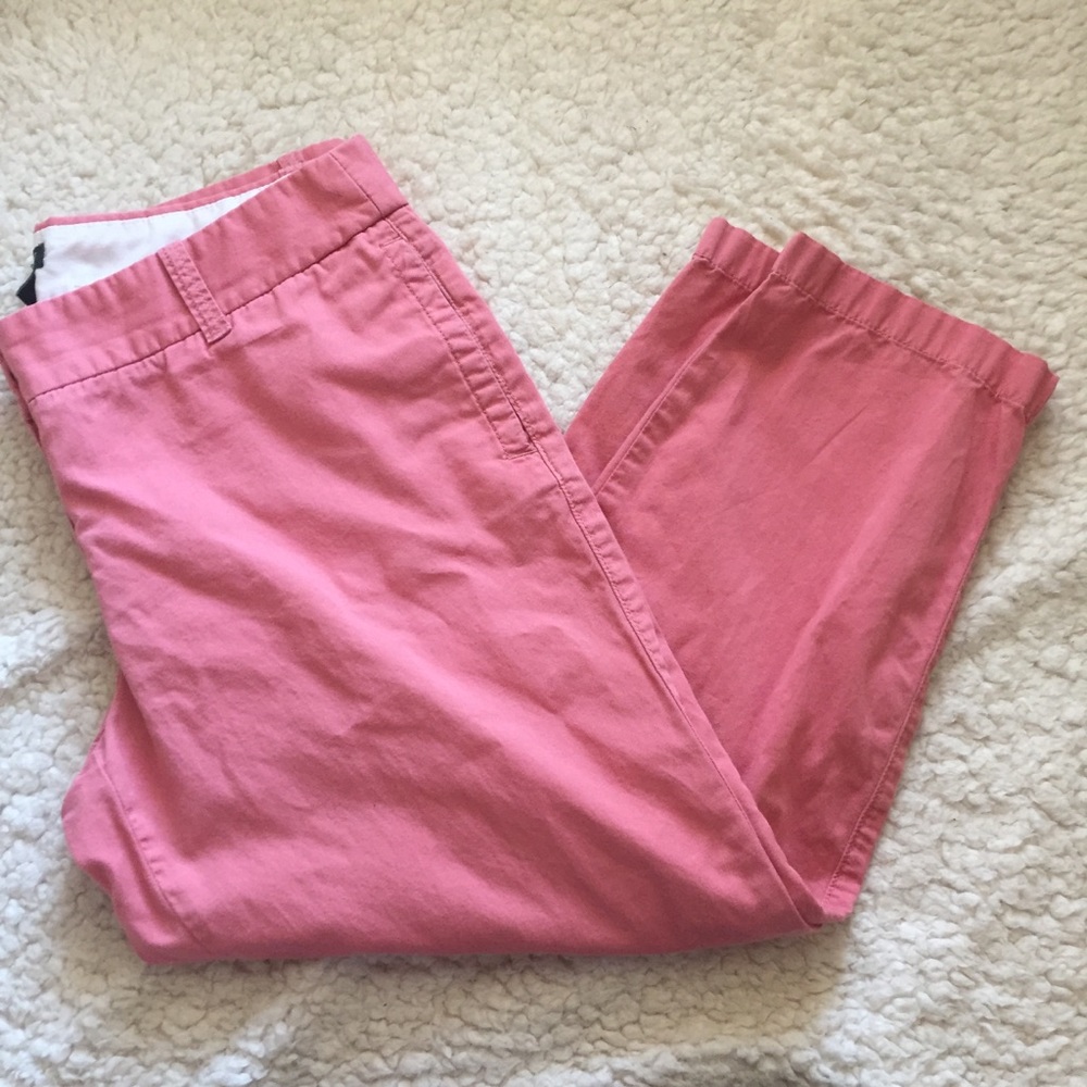 J. Crew City Fit Cropped Pant Capri 8